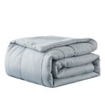 thumbnail image 4 of Mainstays Gray 5 Piece Bed in a Bag Comforter Set with Sheets and Plush Throw, Queen, 4 of 10