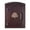 Antique Copper, variant on 12 in. Manchester Security Drop Chute Mailbox with Decorative Oak Tree Logo Faceplate in Black