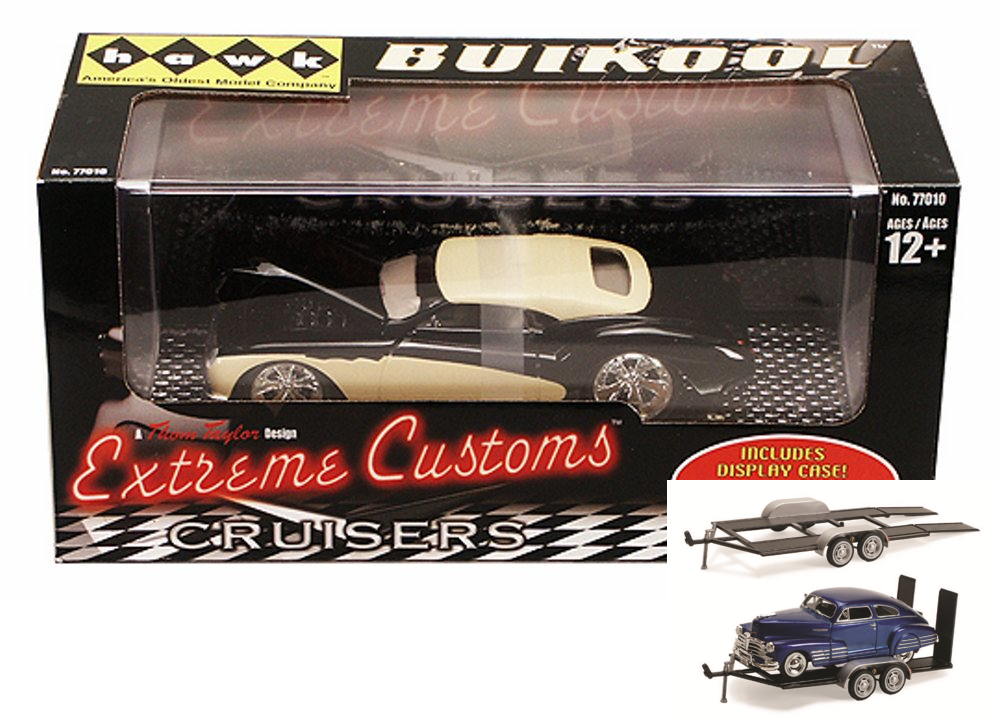 Diecast Car & Trailer Package Buikool Thom Taylor Design, Black