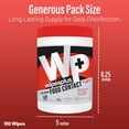 thumbnail image 4 of Cleaning Wipes All Purpose Food Contact - No Rinse, No Residue, Quick Dry Formula, Disinfecting Wipes For Restaurants, Foodservice, Schools - Canister, 100 Count, 4 of 4