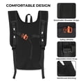 thumbnail image 6 of LAIMEIWEE Small Hiking Backpack, 13L Lightweight Foldable Travel Backpack for Men Women, Packable Daypack Hiking Bag for Camping Walking,Black, 6 of 8