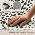 thumbnail image 6 of ODIKA 4'x6' Washable Area Rug Distressed Abstract Inspired Boneless Couch Print Spotted Cow Playful Expressive for Bedroom, Reading Nook, Pet Friendly & Non-Shedding, 6 of 7