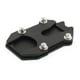 thumbnail image 2 of Almohadilla para pata de cabra de motocicleta, pilar lateral, asiento agrandado, fácil instalación, parte alta negro, 2 of 9