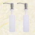 thumbnail image 4 of 2Pcs 300ml Fregadero Botella de jabón líquido Bomba de detergente Botella Limpiador Dispensador de esencia Suministro de lavabo para baño Kithcen (Blanco), 4 of 5