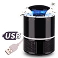 thumbnail image 1 of Lámpara antimosquitos portátil, USB, eléctrica, para interiores, con luz UV, para el hogar, color negro, 1 of 5