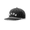 Black/White Rope, variant on Trenz Shirt Company Men's Golf Hat 5 Panel Classic Rope Snapback Trucker Hat - Arched Upside Down "GOLF" Design-Red/White Rope