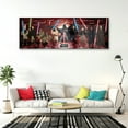 thumbnail image 2 of Star Wars: Episode I-III - Framed Door Movie Poster (Lightsabers - Jedi Vs. Sith) (Size: 63" X 22") (Black Aluminum Frame), 2 of 6