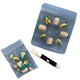 thumbnail image 3 of Uñas Postizas para uso diario cobertura completa con pegamento OH Fashion estilo Cleopatra azul con dorado, 24 piezas + pegamento OH Fashion uñas postizas, 3 of 8