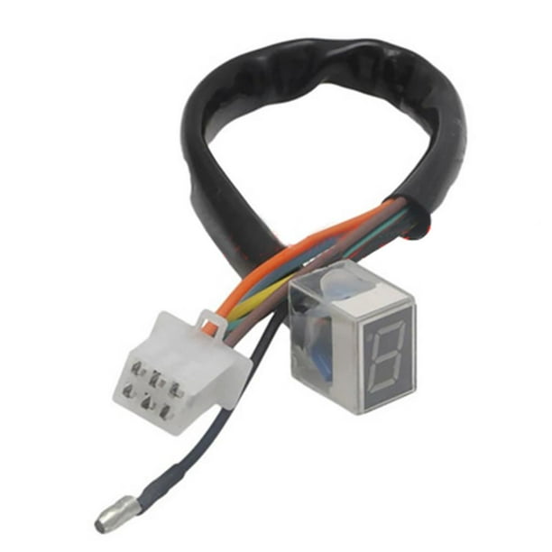 Sidaley Pantalla LED Digital Universal para motocicleta, indicador de marchas, accesorios para motocicletas, piezas de cambio, calibre para Accesorios para motos