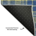 thumbnail image 5 of Addison Rugs Mayfield Premium Machine Washable Transitional Plaid Yellow Rectangle Rug, 10' x 14', 5 of 6