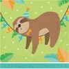 6.5 in. Sloth Party Disposable Paper Napkin, Case of 12 - 16 Count