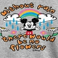 thumbnail image 3 of Disney - Mickey Mouse - Without Rain, No Flowers - Youth Long Sleeve Graphic T-Shirt, 3 of 5