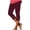Red, variant on Audhol Stretch Capris for Women, Womens for Summer Cropped Pants Hollow Out Leggings Stretchy Yoga Workout Compression Pants Capri Leggings Black L