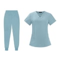 thumbnail image 1 of Conjunto de enfermería para mujer, trajes de trabajo, pantalones largos suaves, uniforme de enfermera, uniforme médico SG, 1 of 6