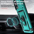 thumbnail image 3 of for Motorola Moto G Power 5G 2024 Case with Slide Camera Cover HD Screen Protector [ Grade Drop Tested]  Ring Holder Kickstand Protective Phone Case for Moto G Power 5G 2024, Mint, 3 of 9