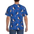 thumbnail image 2 of Rocae Party Shark Cute for Men's Moisture-Wicking Crew Tee - T-Shirt for Sports, Outdoor Activities, and Casual WearSmall, 2 of 9