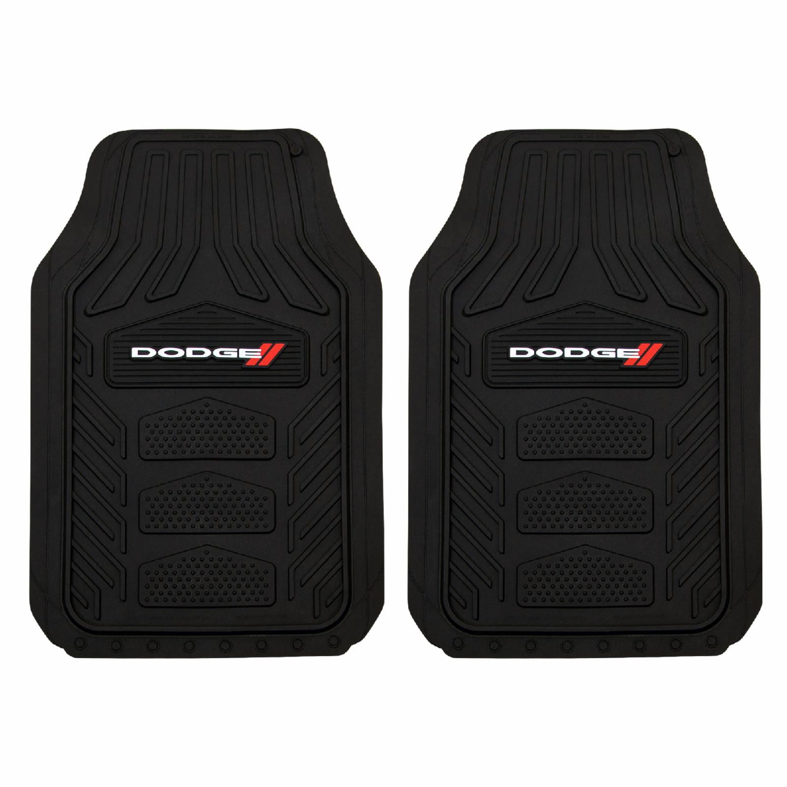 Plasticolor Dodge Elite Series Universal Automotive Floor Mat Set Vinyl Black 2 Piece Walmart