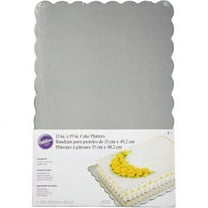 Wilton 13” x 19” Silver Cake Boards, by Wilton (4 Count)