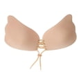 thumbnail image 1 of Silicone Self Adhesive Magic Push Up Strapless Invisible Bras Backless Hot C Black, 1 of 5