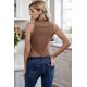 thumbnail image 1 of ABPHQTO Camiseta sin mangas acanalada con cuello redondo liso para mujer, 1 of 5