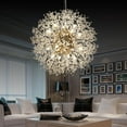 thumbnail image 2 of LED Lamp Ceiling Light Modern Chandelier Living Room Bedroom Pendant Lights Golden, 2 of 7