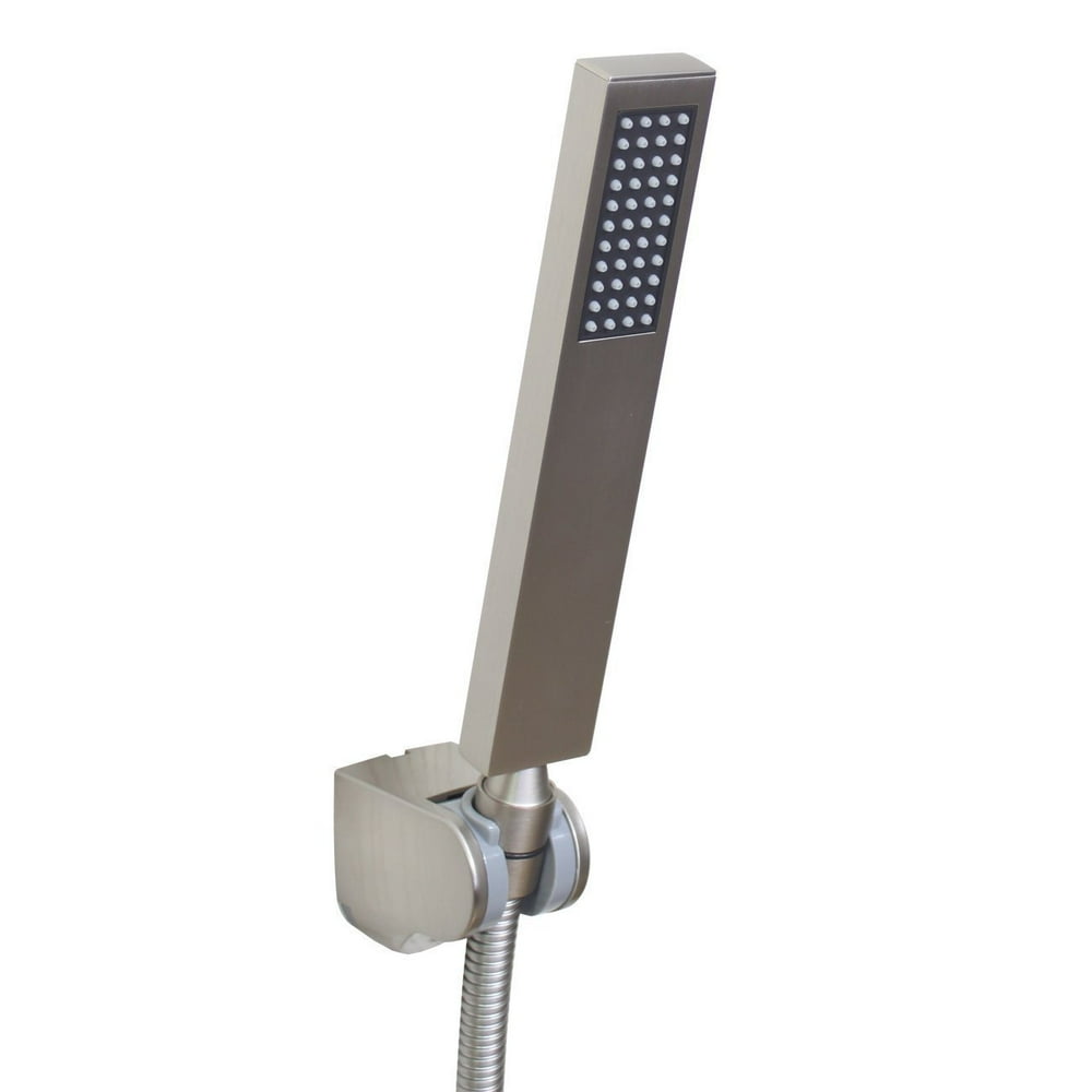 ownace Square Solid Brass Hand Held Shower Head with Wall Connector