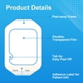 thumbnail image 7 of LotFancy Transparent Film Dressing, 2.37" x 2.75", 110PCS, FSA HSA Eligible, Waterproof Wound Cover Bandage, 7 of 7