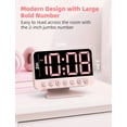 thumbnail image 2 of Reloj despertador digital Odokee Sakura Pink con sonido de 5 alarmas, 2 of 8