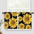 thumbnail image 3 of Rustic Deer Valance Curtains for Kitchen,Farmhouse Hunting Elk Country Camouflage Forest Woodland Wildlife Bear Elk Cabin Lodge Window Treatments for Bedroom Living Room 1 Piece,54x18 Inch, 3 of 4