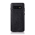 thumbnail image 4 of Asuwish Compatible with Samsung Galaxy S10 Plus Wallet Phone Case Tempered Glass Screen Protector and Flower PU Leather Credit Card Holder Stand Cell Cover for S10+ S10plus 10S Edge S 10 10plus Black, 4 of 10