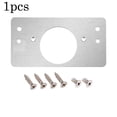 thumbnail image 1 of Cabinet Hinge Repair Plate Hinge Side Plate Repair Tool Kit With Mounting Screws, 1 of 6