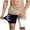 Shorts-Khaki, variant on LEKWK Swim Trunks for Men Compression Liner Quick Dry Elastic Waist Drawstring Board Shorts Lined Beach Straight Leg Above Knee Beach Shorts Surf Pool Vacation Wear Gray XL