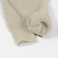 thumbnail image 5 of XXWXYD Chunky Knit Cardigan for Girls Cozy Crewneck Button Down Cropped Jacket Soft Winter Fall Sweater Toddler Baby, 5 of 7