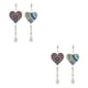 thumbnail image 2 of Ounissouiy 2 piezas de diamantes de imitación para niños, llavero de punto de cruz con bordado de cristal, llavero, accesorios hechos a mano Type2 NO2, 2 of 6