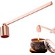 thumbnail image 1 of Cubierta para la nariz de la vela (oro rosa), accesorio para tabaco con mecha para extintor de velas, rapé de mango largo de acero inoxidable que se adapta a la mayoría de las velas, 1 of 5
