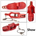 thumbnail image 6 of BE-TOOL 1/2/4PCS Fishing Weights Clip with Steel Wire Stainless Steel Trolling Fishing Snap Red, 6 of 8
