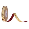 thumbnail image 4 of Christmas Wired Edge Ribbons Accessory Comfortable to Touch Multipurpos Festival Style C, 4 of 9
