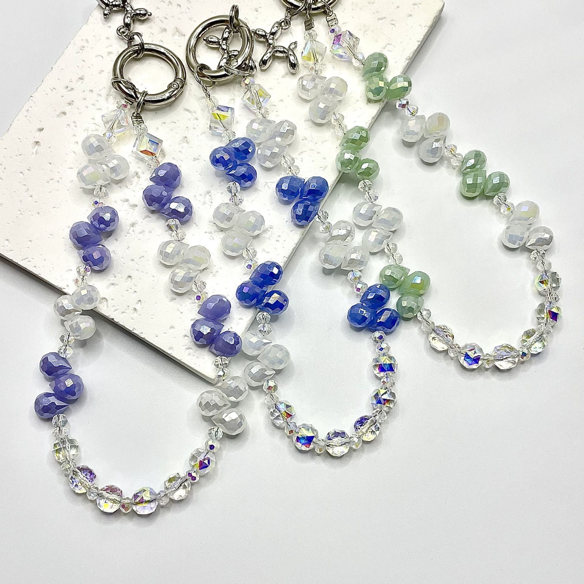New Sparkling Crystal Phone Chain - Original Wrist Lanyard for Phones, Bags, and Keys