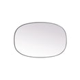 thumbnail image 6 of Elegant Decor Metal Frame Oval Mirror 27x40 Inch in Silver, 6 of 12
