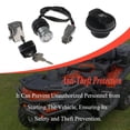 thumbnail image 5 of Ignition Switch Lock w/Key for CFmoto CF188 CF500 CF600 500cc 600cc X5 X6 X8 ATV, 5 of 6