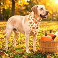 thumbnail image 4 of AYktou Fall Dog Bandanas, Thanksgiving Pet Bandana Reversible Adjustable Dog Neck Scarf, Cute Washable Pet Scarves for Halloween Holiday Parties Photography Medium Large Dogs Festive Dress Up, 4 of 6