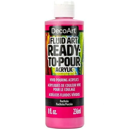 UPC: 0766218124951 | Deco Art DFA-22 Fuchsia – Fluid Art Ready-To-Pour Acrylic Paint