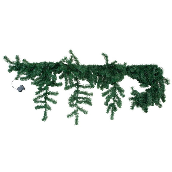 Battery-Operated Pre-Lit Cascading Mantel Garland by Holiday Peak™