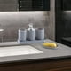thumbnail image 4 of Accesorios de baño Modernos perfecl de plástico 5 piezas gris, 4 of 7