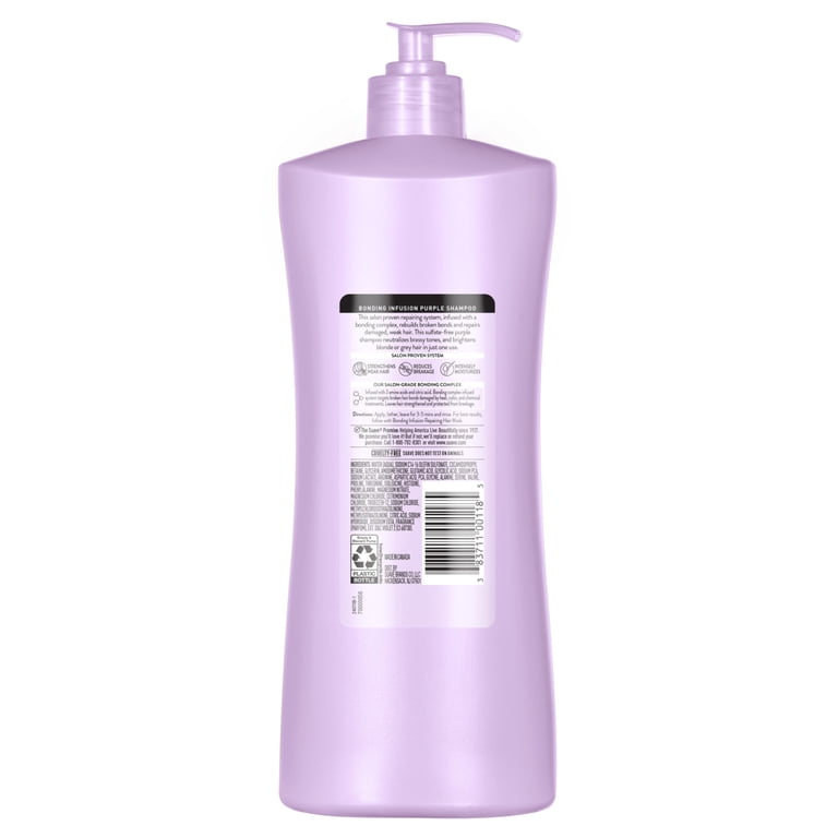 Suave Bonding Infusion Purple Toning Shampoo, for Neutralizing