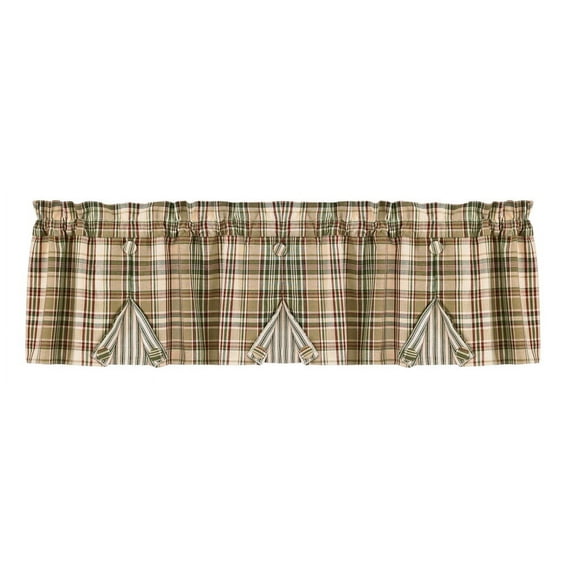 Park Designs Thyme Lined Button Pleat Valance