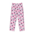 thumbnail image 4 of Xecao Cherry Strawberry Men's Straight Lounge Pajama Pants: The Ultimate in Comfortable Sleepwear, 4 of 9