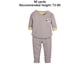 thumbnail image 2 of Minnieouse Conjunto de ropa interior térmica para niños Terciopelo para clima frío Traje de calzoncillos largos para niños Ropa de vestir de cuello Ropa interior Gris 90cm Minnieouse AP013751-03, 2 of 6