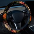 thumbnail image 2 of Floral Animal Car Wheel Cover 14.5 Inch Printing PVC Leather Auto Accessories, 2 of 6