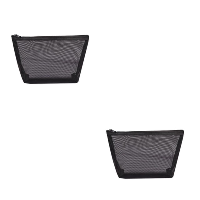 pitrice Portable Travel Bag Mesh Fabric Ensures Breathable And Comfortable Storage Toiletries Storage Bag medium size 2Set